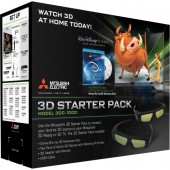 Mitsubishi 3DC-1000 3D Starter Kit with IR Emitter, 2 pairs of 3D Glasses and an HDMI Cable (3DC1000)